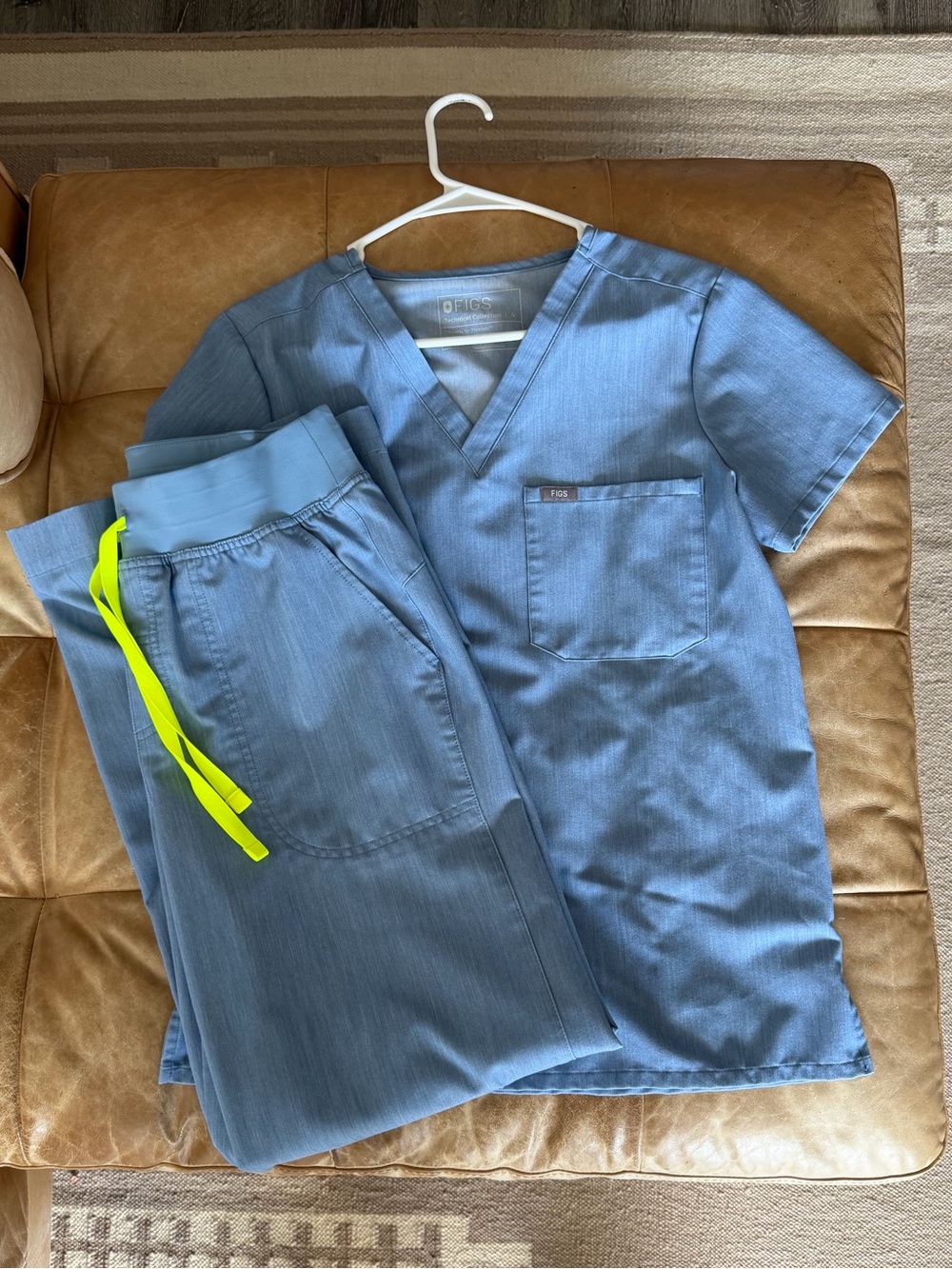 Figs Set Heather Blue SEE DESCRIPTION for sizing